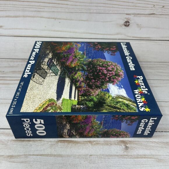 Lakeside Garden 500 Piece Puzzle Works 18X14 NEW - Picture 9 of 9